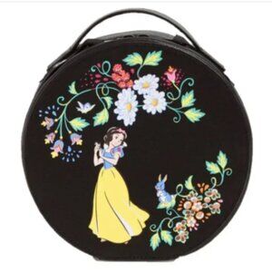 Vera Bradley Disney Snow White Whimsey Cosmetic Makeup Travel Bag Case Black NWT